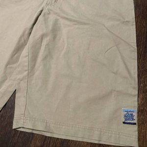 Men Pelle Pelle Hip Hop Baggy Beige Cargo Skater Shorts