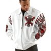Men Pelle Pelle Independent Society White Jacket