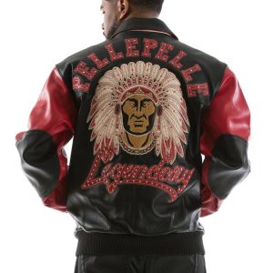 Men Pelle Pelle Indiana Legendary Black Leather Jacket