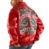 Men Pelle Pelle Lethal 1978 Red Cabernet Leather Jacket
