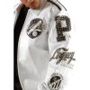 Men Pelle Pelle MB 1978 Domination White Leather Jacket