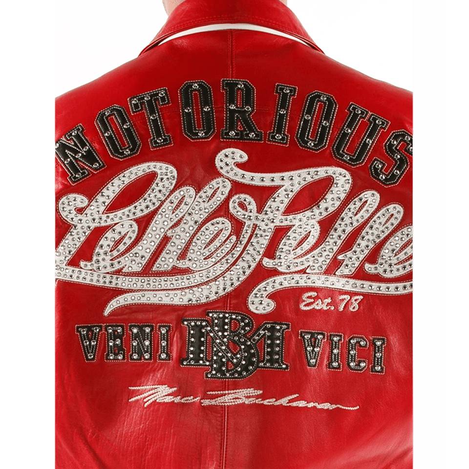 Men Pelle Pelle MB 78 Notorious Red Leather Jacket