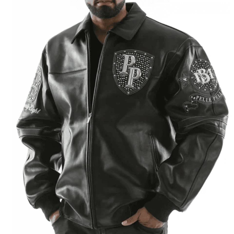 Men Pelle Pelle MB Black Legendary Jacket