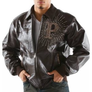 Men Pelle Pelle MB Legacy Dragon Dark Brown Jacket