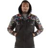 Men Pelle Pelle MB Repeat Black Hoodie
