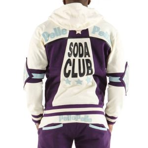 Men Pelle Pelle MB Soda Club Purple Warm Up Wool Tracksuit