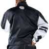 Men Pelle Pelle MB USA Jeans Velour Black Nylon Tracksuit