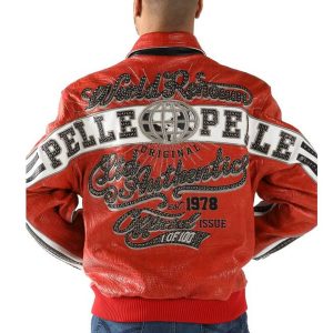 Men Pelle Pelle MB World Renown Original 1978 Red Jacket