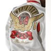 Men Pelle Pelle MB World Tour White Leather Jacket