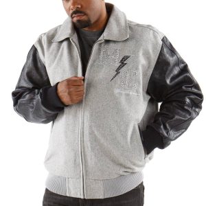 Men Pelle Pelle MC Marc Buchanan 1978 Grey Jacket