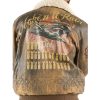 Men Pelle Pelle Make It Rain 78 Brown Leather Jacket