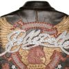 Men Pelle Pelle Marc Buchanan 47th Anniversary Brown Leather Jacket