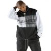 Men Pelle Pelle Marc Buchanan Mirror Jogger Black Parachute Tracksuit