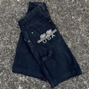 Men Pelle Pelle Marc Buchanan Sport USA Blue Denim Jorts