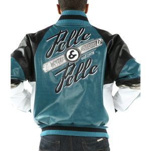 Men Pelle Pelle Movers & Shakers MB 1978 Blue Leather Jacket