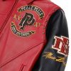 Men Pelle Pelle Panther MB Red Leather Jacket