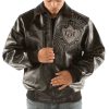 Men Pelle Pelle Platinum & Diamonds MB 1978 Black Jacket