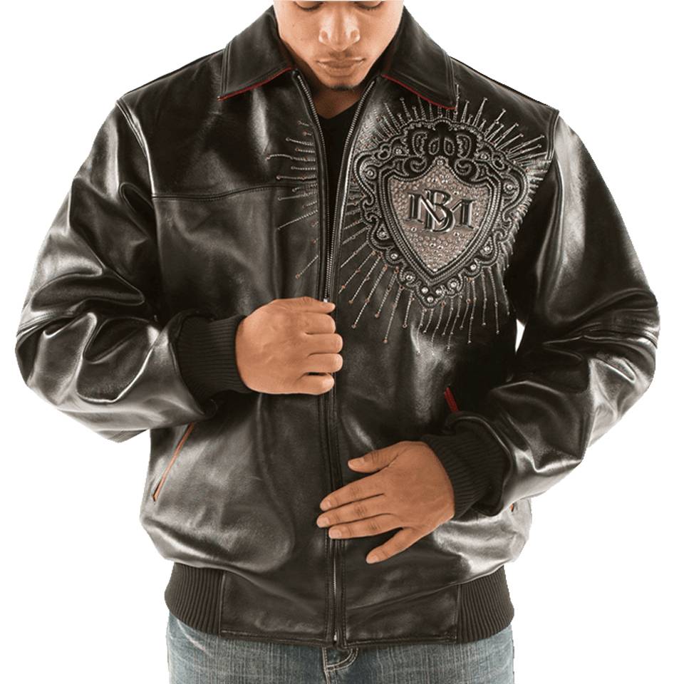 Men Pelle Pelle Platinum & Diamonds MB 1978 Black Jacket