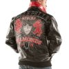 Men Pelle Pelle Platinum & Diamonds MB 1978 Black Leather Jacket
