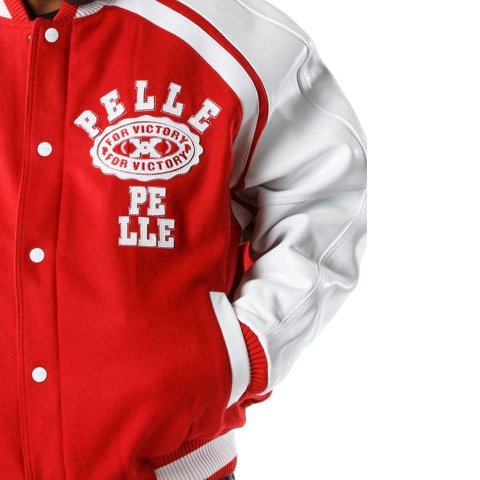 Men Pelle Pelle Premier League MB 1978 Red Jacket