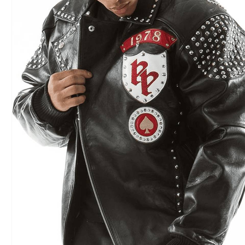 Men Pelle Pelle Rebel Soul Nation Black Jacket