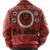 Men Pelle Pelle Rebel Soul Nation MB 1978 Red Leather Jacket