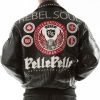 Men Pelle Pelle Rebel Soul Nation MB Black Jacket