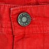 Men Pelle Pelle Red Cotton Cargo Jorts