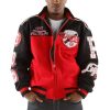 Men Pelle Pelle Red MB 1978 Domination Jacket