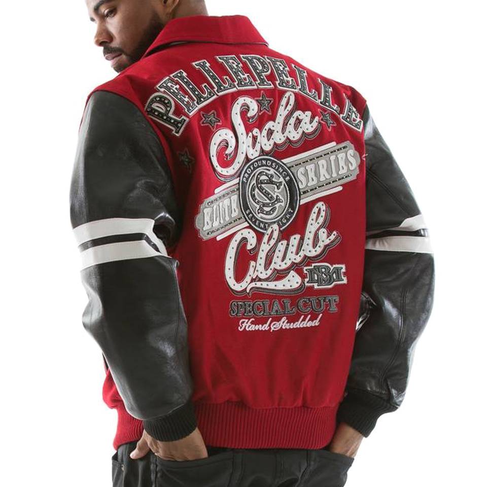 Men Pelle Pelle Red Soda Club MB Wool Jacket