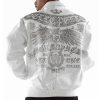 Men Pelle Pelle Reign Supreme MB 1978 White Leather Jacket