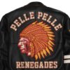Men Pelle Pelle Renegades Keef Chief Black Leather Jacket