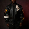 Men Pelle Pelle Renegades Keef Chief Black Top Grain Leather Jacket