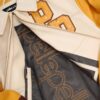 Men Pelle Pelle Renegades Keef Chief Ivory and Maize Real Leather Jacket
