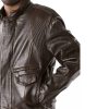 Men Pelle Pelle Requiem Dark Brown Leather Jacket