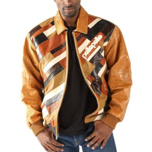 Men Pelle Pelle Retro in Honey Cayman Brown Jacket
