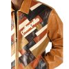 Men Pelle Pelle Retro in Honey Cayman Brown Leather Jacket