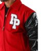 Men Pelle Pelle Road Rally London to Cape Town Red Wool Jacket
