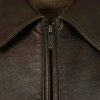 Men Pelle Pelle Sanded Antique Dark Brown Leather Jacket
