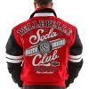 Men Pelle Pelle Soda Club Elite Series MB Special Cut Red Wool Jacket