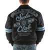 Men Pelle Pelle Soda Club Elite Series Navy Blue MB Special Cut Wool Jacket