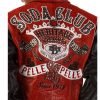 Men Pelle Pelle Soda Club Heritage Series Red Leather Jacket