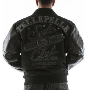 Men Pelle Pelle Soda Club MB Black Jacket