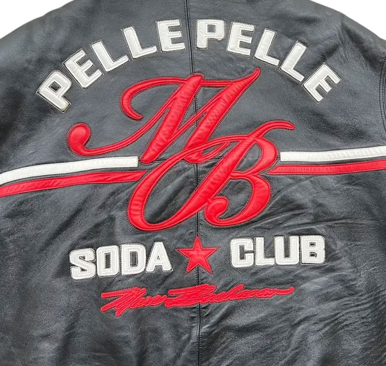 Men Pelle Pelle Soda Club Marc Buchanan Leather Jacket