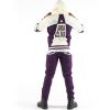 Men Pelle Pelle Soda Club Purple Warm Up Wool Tracksuit