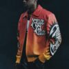 Men Pelle Pelle Sun Seeker Gradient Angelic Camo Top Grain Leather Jacket