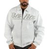 Men Pelle Pelle Supreme Club White Jacket