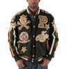 Pelle Pelle Victory Glory Green Varsity Jacket