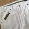 Men Pelle Pelle White Baggy Long Denim Jorts