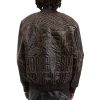 Men Pelle Pelle Who Decides War USA Dark Brown Real Leather Jacket